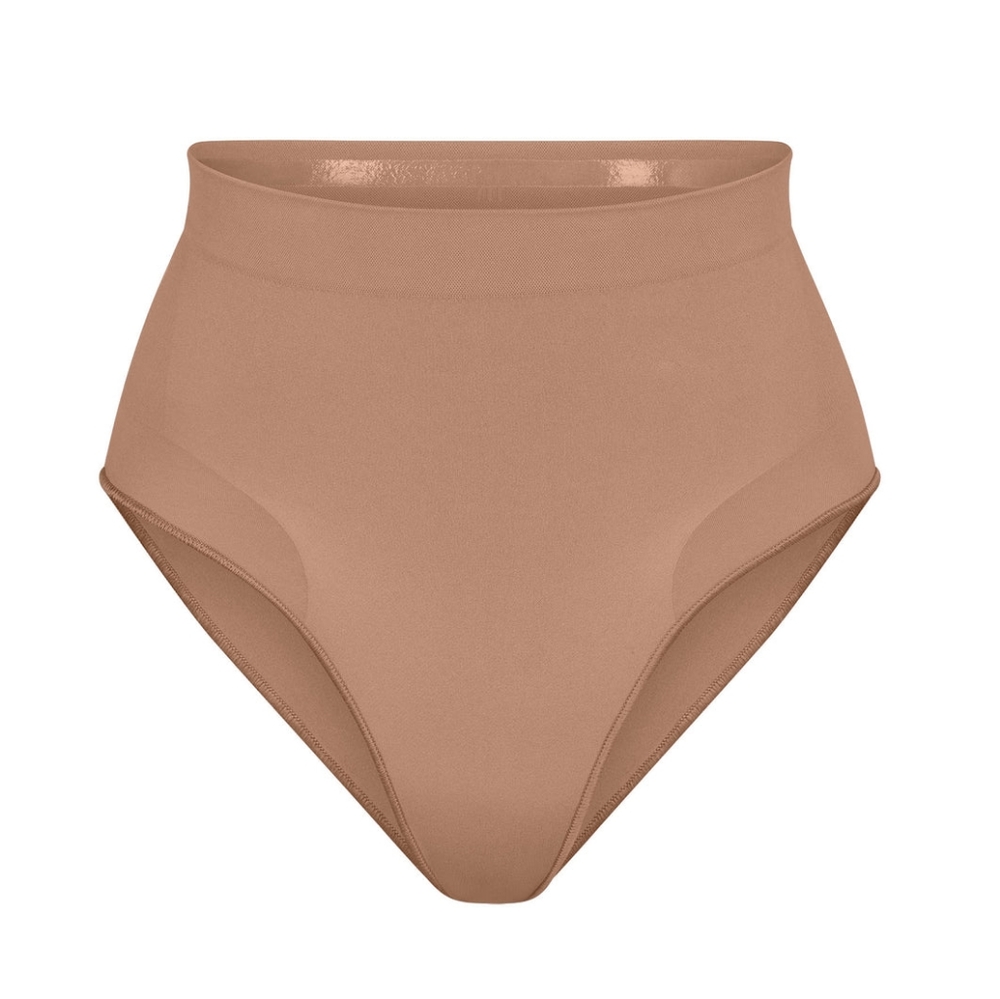 NEW SKIMS Seamless Sculpt Mid Waist Brief, Sienna, S/M